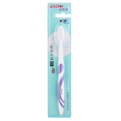 

times Jiajie PERFCT Colorful soft toothbrush F848-6 new&old packaging random delivery