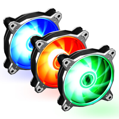 

LIANLI BR LITE 120 silver joint force RGB chassis cooling fan set 3 12cm metal aluminum frame fan hydraulic bearing PWM intelligent speed control motherboard light control