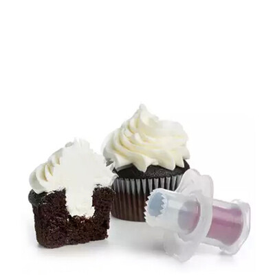 

New cake decorating tools cupcake Digging Hole Device Mold Filler Model Kitchen Bakeware Baking Tool corer Cutter plunger