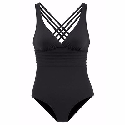 

2017 New Arrival One Piece Swimsuit Women Vintage Bathing Suits Plus Size Swimwear Beach Padded Print Swim Wear Solid Monokinis