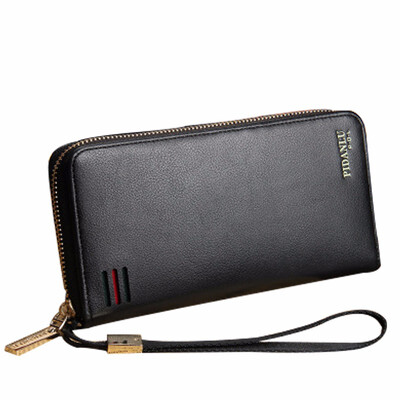 

Men Wallet Long Phone Bag Zipper Large Capacity Handbag