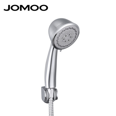 

JOMOO Chrome Five-Functions Bathroom Shower Set Round Shape Shower Head With Stainless Steel Hose&Holder Hand Shower Spray