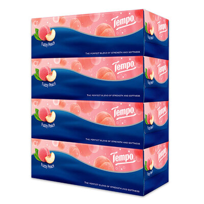 

Tempo padded three layers of 90 pumping * 4 boxes of sweetheart peach flavor