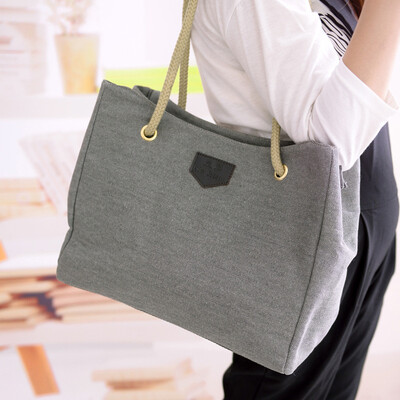 

Womens Fashion Accessories Concise Pure Color Shopping Shoulder Bags