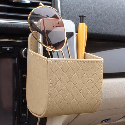 

KAWOSEN PU Leather Car Pocket Organizer Seat Console Gap Filler Side Seat Crevice Storage Box Universal Car Seat Side Gap Pocket