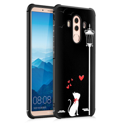 

Goowiiz Fashion Phone Case For Huawei Mate 1010 Pro Luxury 3D Cute Cartoon Slim Full Soft Silicone Prevent falling