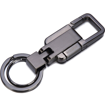

Jingdong supermarket] JOBON Zhongbang key chain ring car key chain chain mother ring spring buckle waist hanging type ZB-077B black nickel