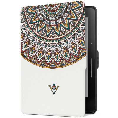 

Natusun KV-08 Adaptation Kindle 1499 Edition Case Case Kindle Voyage Sailing Exclusive Painted Sleeping Leather Case Exotic Totem