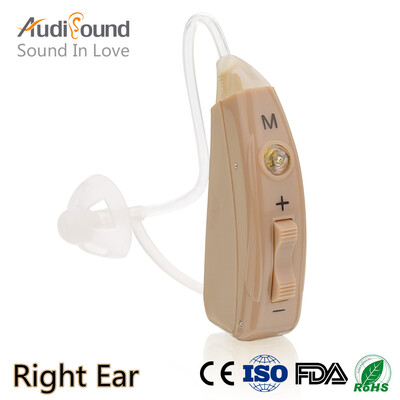 

Audisound Высокое качество Brand New Hearing Aid Open Fit Усилитель звука для слухового аппарата Удобная слуховая аппаратура для правильного уха USB-зарядка