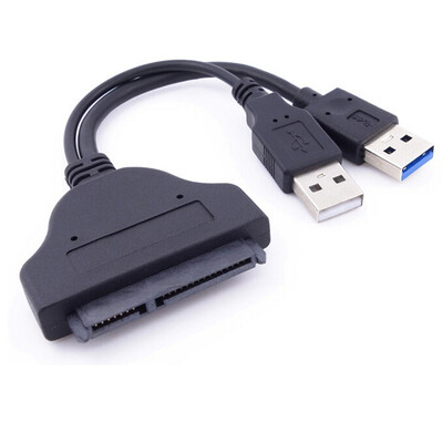 

Hot-Swapping USB 30 USB 20 SATA 22Pin Hard Drive Adapter Converter Cable Cord for 25 inch SSD HDD