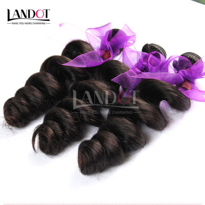 

8A Mongolian Virgin Hair Loose Wave Natural Black Unprocessed Human Hair Weave 4 Bundles Mongolian Curly Wavy Remy Hair Extensions