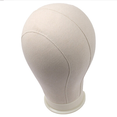 

WYF100 Cork Canvas Block Head Hair ExtensionWeft Display Style Styling Mannequin Head
