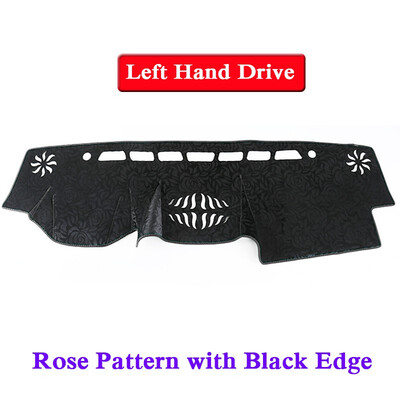 

Car Styling Dashboard Protective Mat Shade Cushion Photophobism Pad Rose Pattern Carpet For Toyota Prado 2010-2017 RHD&LHD