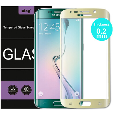 

Ainy 0.2mm Corning защитное стекло screen protector для Samsung S6 Edge plus