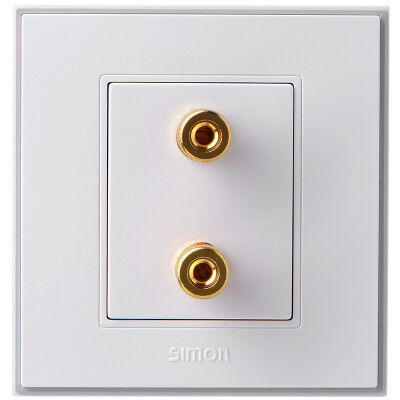 

Simon SIMON switch socket 56C series speaker socket V55401T elegant white