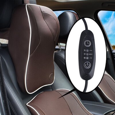 

VanTaiLuo car headrest massage electric neck pillow space memory cotton head pillow car seat pillow car
