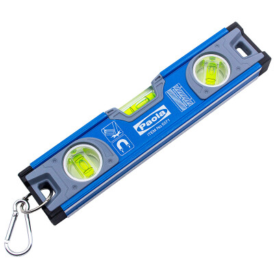 

Paola 230mm professional-grade high-precision magnetic level level aluminum alloy by foot decoration measurement tool ruler 5371