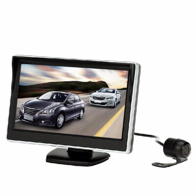 

Car Rear View Camera 5&quot TFT LCD Car Reverse Monitor Display HD Rearview Camera PALNTSC N6L7 Car Accessories