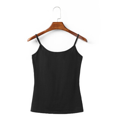 

Canvaus Summer New Wild Sexy Slim Stretch Solid Color Cotton Camisole Ladies Tanks Tops