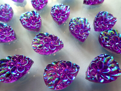 

100pcs 13 * 18mm flatback Sew На rhinestones фиолетовый цвет кристалла воды кристалла воды формы формы шарики стразы драгоценных камней