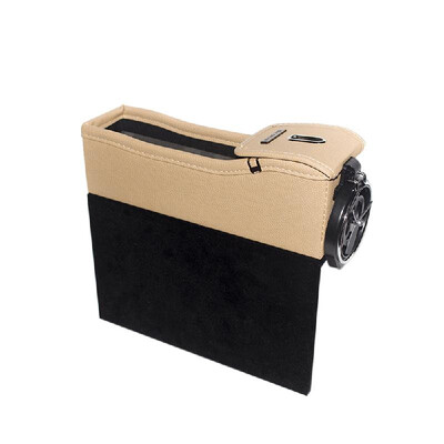 

2 Pcs Car Seat Gap Pocket Catcher Organizer LeakProof Storage Bags Multifunctional Seat Gap Store Content Box