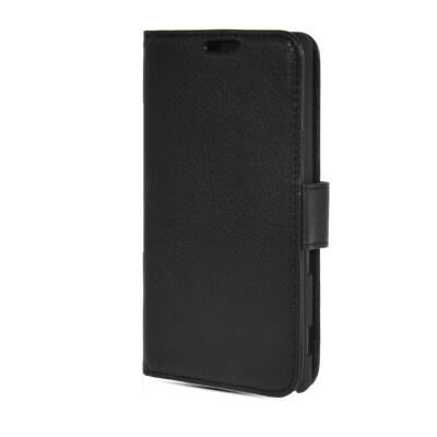 

MOONCASE High quality Leather Side Flip Wallet Card Slot Pouch Stand Shell Back ЧЕХОЛ ДЛЯ Sony Xperia M2 Black