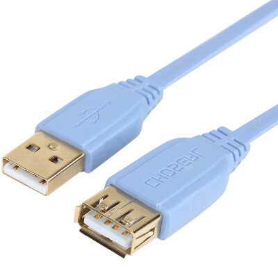 

Auburn CHOSEAL QC5306 USB20 version A MA F ultra-thin flat USB extension cord 15 meters