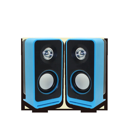 

Stylish Small Laptop Speaker Wired Stereo Audio USB 20 Small Pair Box Laptop MP3 MP4 Cannon Speaker Companion