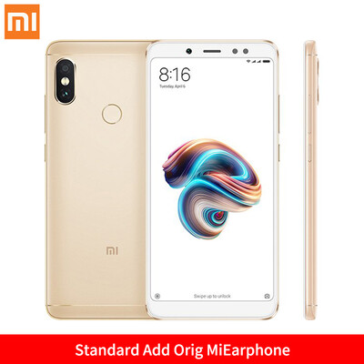 

Глобальная версия Xiaomi Redmi Note 5 3GB 32GB 5.99 "Полноэкранный двухкамерный мобильный телефон Note5 Snapdragon 636 Octa Core 13MP Front