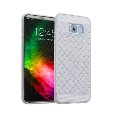 

Goowiiz Luxury Phone Case For Samsung Galaxy S8S8 Plus Ultra Thin Ventilation Grid Weave Soft Anti fall Full Protective