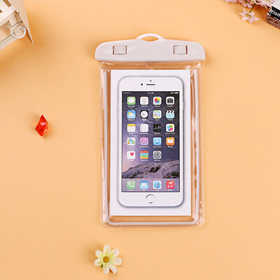 

Universal Waterproof Phone Pouch For Samsung Galaxy A3 2017 A320FL A320F A320Y DS Diving Transparent Bag Luminous Case Cover