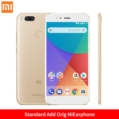 

Глобальная Версия Xiaomi Mi A1 4GB 32GB 5.5 " 1080P Snapdragon 625 Octa Core смартфон Dual 12MP камера Android Один отпечаток паль