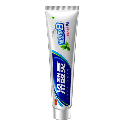 

Cold acid Ling double anti-sensitive toothpaste 170g (Qingquan cool white) (ZSN bright white factor natural whitening activity of anti-allergic)