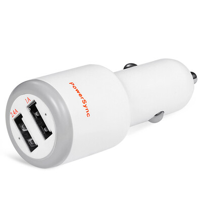 

Baosecker (PowerSync) PCB523W автомобильное зарядное устройство двойной USB автомобильное зарядное устройство автомобиль прикуриватель многоцелевой