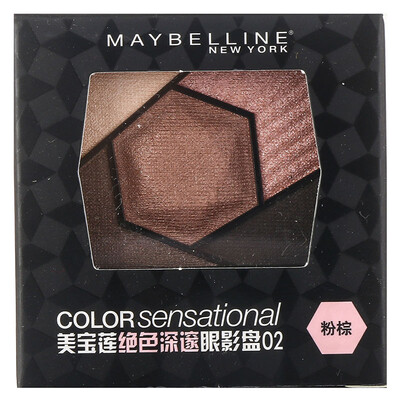 

Maybelline MAYBELLINE stunning deep eye shadow plate pink brown 24g multi-color eye shadow eye makeup makeup