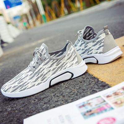 

2018 Road Track Men Casual Shoes Sneakers Mens Summer Lace-up Breathable Sweat-absorbant Mesh Sneakers Shoes Men