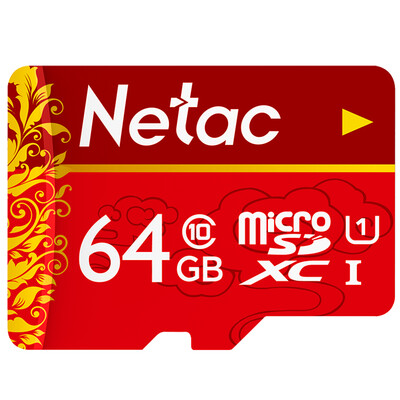

Netac P500 microSD Memory Card Chinese Red Version 64GB