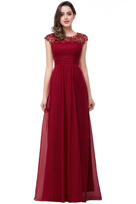 

Lace Chiffon Mother of the bride dresses A-line Evening Dress Bridesmaid Prom Gown