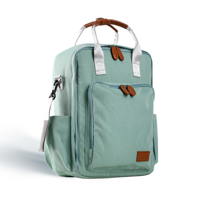 

Five small trucks Five trucks Mummy bag female backpack mother&child fashion multi-function large capacity out of the mother student bag coconut shell brown