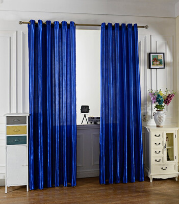 

100 x 250CM Pure Color Grommet Ring Top Blackout Window Curtain for Bedroom Living Room