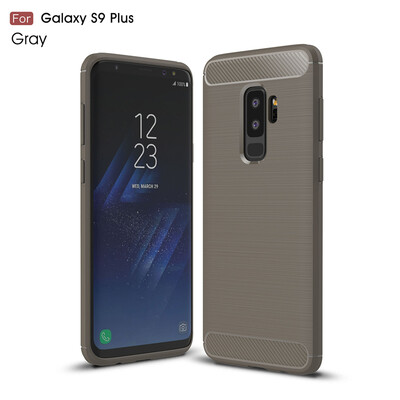 

Goowiiz Phone Case For Samsung Galaxy S9S9 Plus Fashion Slim Carbon Fiber TPU Soft Silicone Prevent falling