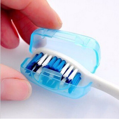 

Cntomlv 1set5pcs Portable Toothbrush Head Case Travel Hiking Camping Box Tube Toothbrushes Protector Protective Caps Health