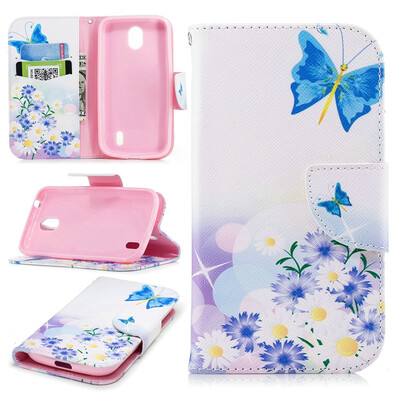 

BEFOSPEY Painting PU LeatherSoft TPU Card Slot Stand Wallet Case For Nokia 145"2018