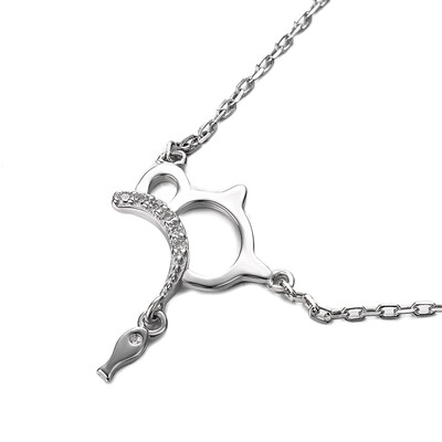

Yoursfs Cute Rhinesttone Crystal Pendant Necklace 18k Gold Plated Valentine Day
