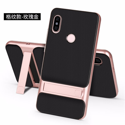 

Goowiiz Phone Case For Xiaomi Redmi Note 5Note 5 Pro Fashion Slim Shockproof Silicone TPU PC Hard Bracket