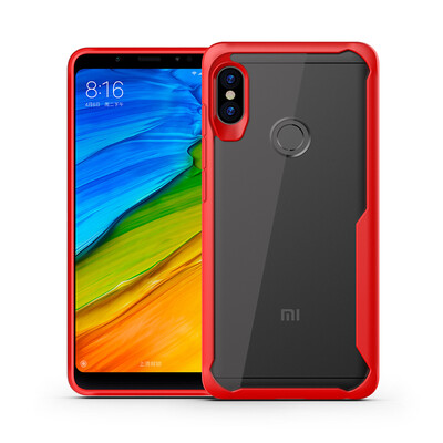 

Goowiiz роскошь телефон дело для Xiaomi Redmi Note 5/Note 5 Pro HD акрилового стекла TPU силикон предотвратить падение полная