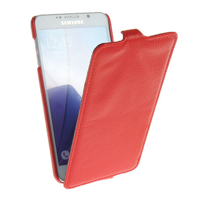 

MOONCASE Чехол для Samsung Galaxy Примечание 5 Нижний флип кожаный чехол Чехол Красный