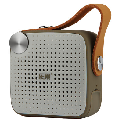 

Dimethoate NOGO H1 Bluetooth speaker outdoor portable card small audio radio 40 wireless mini subwoofer light coffee color