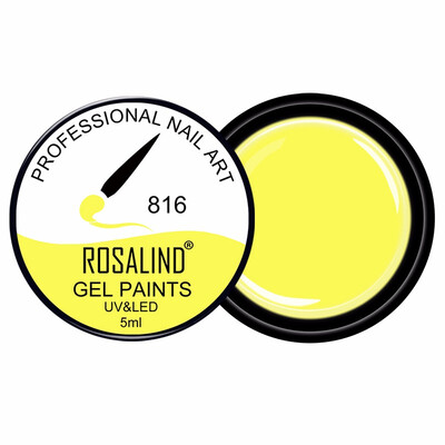

ROSALIND Gel Varnish 5ml 142 Pure Colors UV Gel Manicure DIY Nail Art Gel Polish Design Nail Painting Color gel lacquer801-880