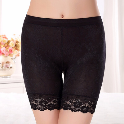 

Safety Shorts Pants Lace Seamless Soft And Comfortable Ice silk Material Boxer Safety Pant For Women Pantiesant